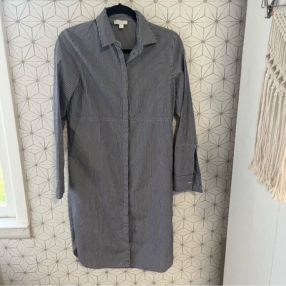 COS Dresses & Skirts - COS Striped Button Front Shirt Dress